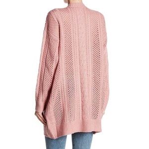 Nordstrom Sweaters - John Jenn Pink cable knit oversized sweater tunic Nordstrom Sweaters - John Jenn Pink cable knit oversized sweater tunic